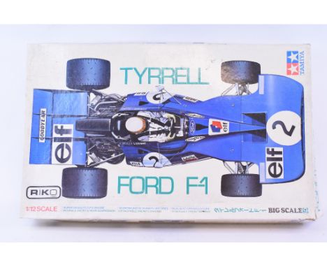 A Tamaya 1:12 Tyrrell Ford F-1 model kit, boxed, similar kits, a Hornby Railways electric train set, other similar items, a M