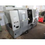 MULTI AXIS CNC LATHE, HYUNDAI-KIA MDL. SKT21LMS, Mfg. 2002, Fanuc series OiTB control, Samchully 10"