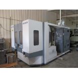 HORIZONTAL MACHINING CENTER, MORI SEIKI MH-63, Fanuc MSC516 CNC control, 50-taper, dual pallets, 90-