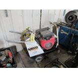 CONCRETE SAW, MECO MDL. M24 ES, 24" cap., Honda 24.0 V-twin engine, S/N 9748