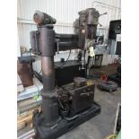 RADIAL ARM DRILL, SUMMIT , 3' x 8" cap., w/ box tbl., (1) chuck