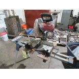 COMPOUND MITER SAW, CHICAGO, electric, 10", w/ laser guide (on Delta A-frame stand)