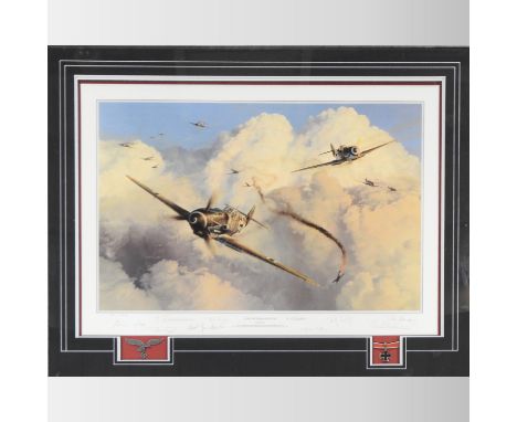 Robert Taylor *ARR, (b.1946), Sting of the Black Tulip, The 1500 Victory edition limited edition print, 57/850, variously sig