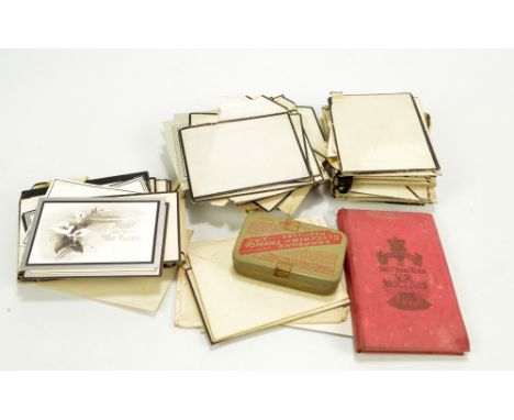 POSTCARDS; a collection of early 20th century postcards including 'Blackpool Illuminations', 'A New Year Toast', and 'Put on 