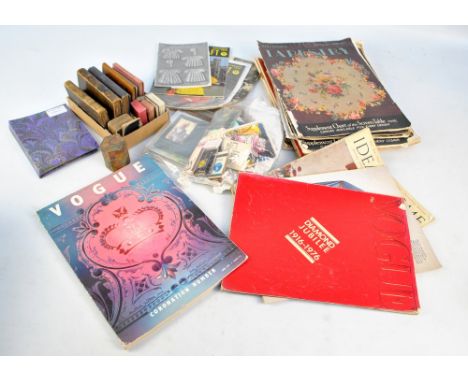 A quantity of ephemera and books comprising miniature 19th and 20th century books including common prayer, Rabbi Ben Ezra, po