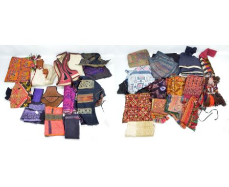 A quantity of predominantly Chinese provincial garments and textiles.