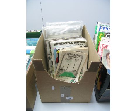 Newcastle United Programmes, 1959-97 including v. Torpedo 59, Barcelona 60, Anderlecht, Millan 70. Complete sets 76-7, 77-8, 