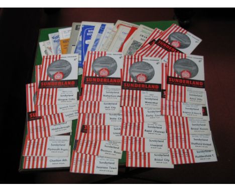 Sunderland 1959-60 Programmes, twenty one home league games and friendly's v. Winterthur, Rapid Vienna, Glasgow Celtic, F.A. 