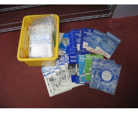Peterborough United Programmes,  60-1 v. Aston Villa F.A. Cup Northampton County Cup, 64-5 v. Arsenal - F.A. Cup (score on fa