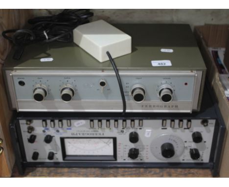 A Ferrograph Recorder Test Set R.T.S.2 and a Ferrograph amplifier.  