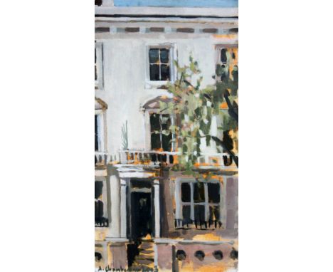 Alex Chamberlin (British 20th/21st Century), "A Portrait of Your Home", oil on canvas (laid on board), 30cm x 61cm, signed an