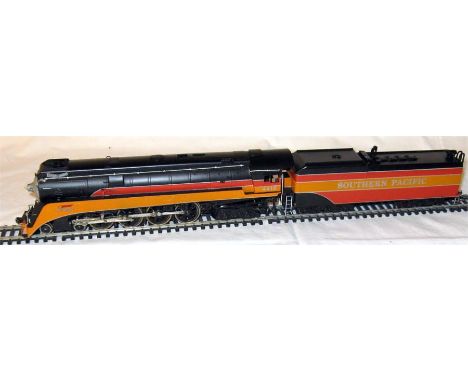 BALBOA Scale Models Master Series HO custom painted Daylight Livery Southern Pacific GS-2 4-8-4 and 6 axle Tender # 4412. Mad