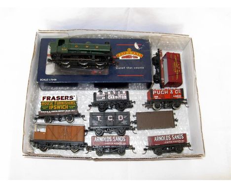 BACHMANN 32-200A GWR Green Class 87XX 0-6-0PT # 6752 - fitted with Kadee Couplings - Good Plus with Instructions in a Fair Pl