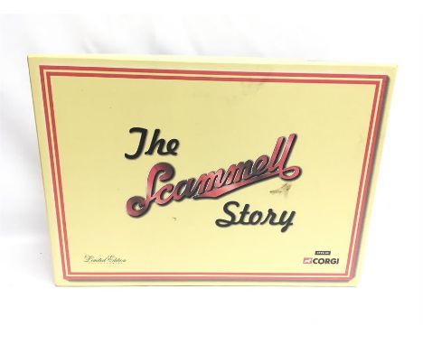 Corgi 1/50 scale CC99140 The Scammell Story Set comprising 6 x diecast models and limited edition history booklet. M in G pre