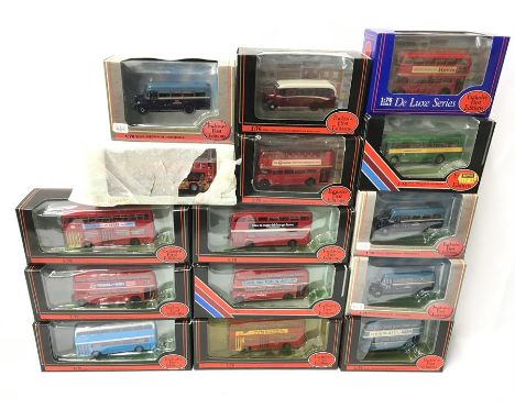 11 x EFE and Corgi 1/76 scale London Transport buses, includes 18203 Daimler Fleetline (Park Royal) London Country Blue Arrow