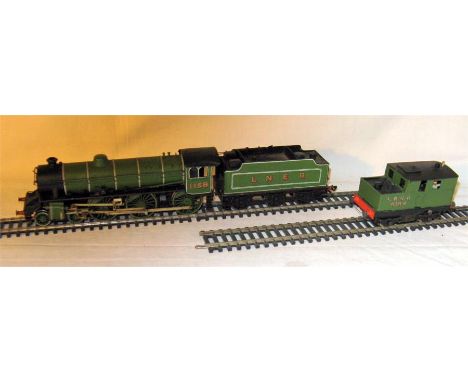 A Brass Kit Built 00 LNER Green K3 4-6-0 and plastic bodied Sentinel 0-4-0 Shunter - K3 4-6-0 # has been built, painted and l