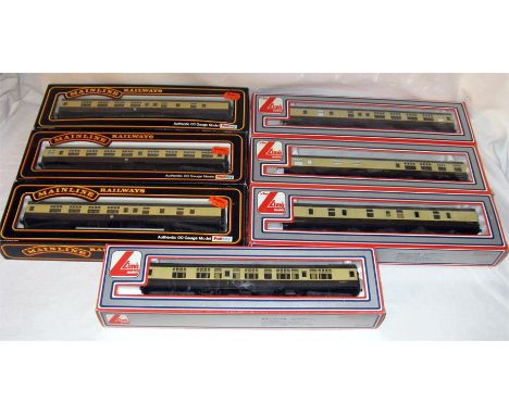 LIMA/MAINLINE 7 x GWR BR(W) Chocolate and Cream Coaches - Lima Nos 30513/22/33 and 45 and Mainline Nos 37-105 and 106 x 2