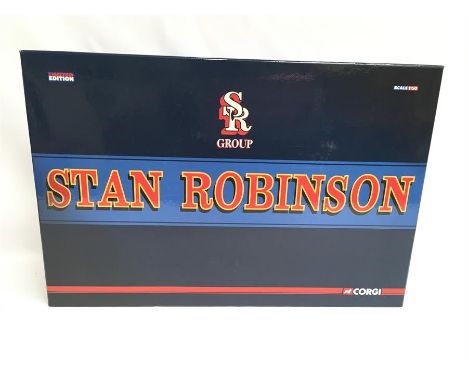 Corgi 1/50 scale CC99188 Stan Robinson Set comprising 3 x Cabs plus Articulated Truck and Trailer. M in presentation box with