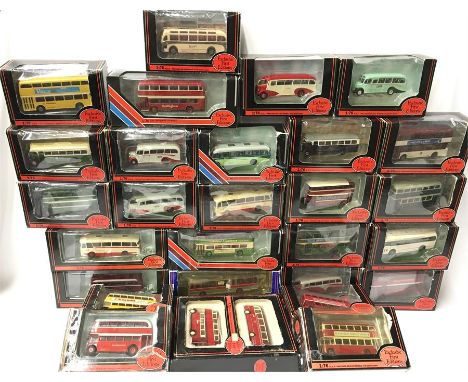 Quantity of EFE 1/76 scale Northern England diecast buses. Appear VG-M and boxed (some wear to boxes). (28)