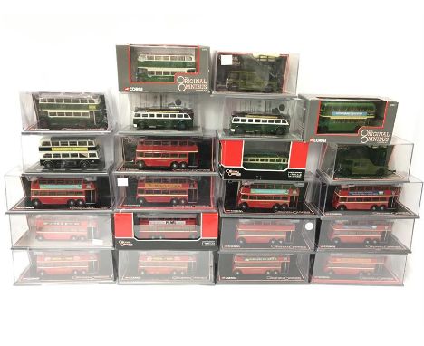 22 x Corgi The Original Omnibus Company 1/76 scale London buses. Appear M and boxed, some duplicates.