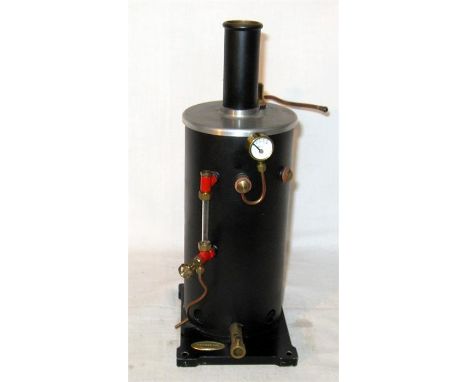 COTSWOLD Heritage CH657 Model Steam Gas Fired Boiler. Max 65 psi with Pressure Gauge and Water Level Glass. Excellent. 