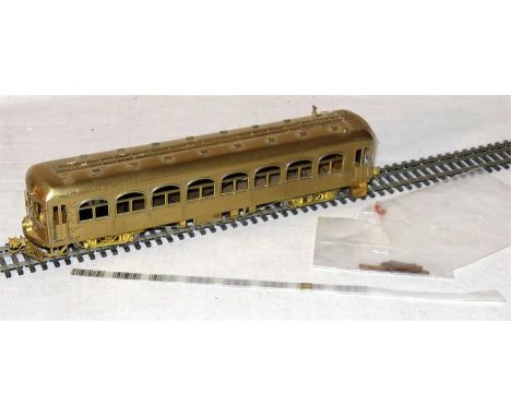 GHB International Model 105 Unpainted Brass Illinois Traction System Danville Local Powered Combine 260. Made by KMT. Near Mi