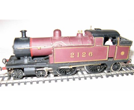  A White Metal Kit Built LMS Maroon Whitelegg 4-4-2T # 2126. Good build, painting and lettering. Missing one Cab step otherwi
