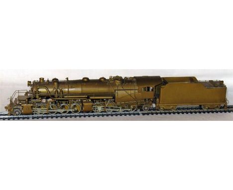 DAIYOUNG Models Co HO Custom Brass unpainted Reading Lines Class N-1 2-8-8-2 and 4 axle Tender. Made by N J International. Th