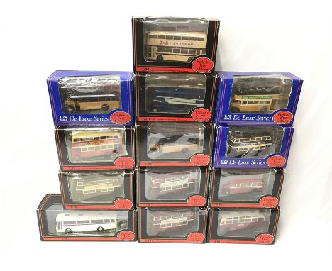 13 x EFE 1/76 scale Midland buses, appear E-M and boxed (some wear to boxes).