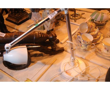 Modern anglepoise style lamp. Not available for in-house P&P, contact Paul O'Hea at Mailboxes on 01925 659133Condition Report