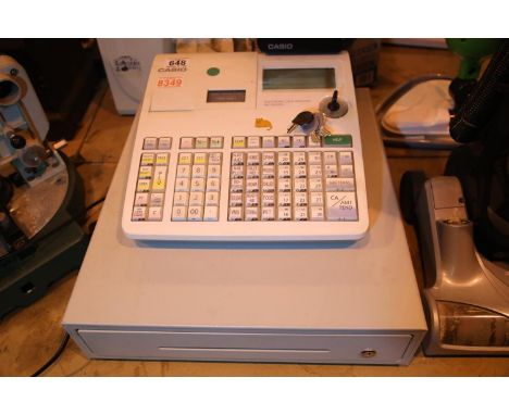 Casio electronic cash register, SE 52000. Not available for in-house P&P, contact Paul O'Hea at Mailboxes on 01925 659133Cond