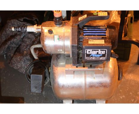 Clarke CBM100SS 230v pump. Not available for in-house P&P, contact Paul O'Hea at Mailboxes on 01925 659133Condition Report: A