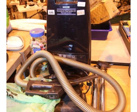 Hoover Sensotronic Total System 50 vacuum cleaner with attachments. Not available for in-house P&P, contact Paul O'Hea at Mai