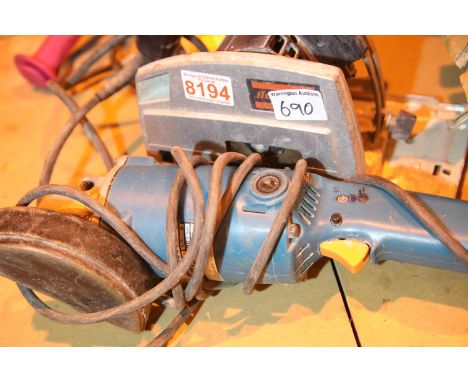 110v Atlas Copco circular saw and a 110v Makita angle grinder. Not available for in-house P&P, contact Paul O'Hea at Mailboxe