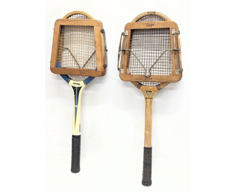 2 vintage Dunlop rackets 