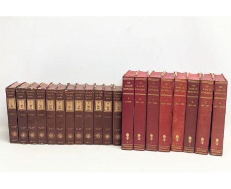 A collection of Everyman's Encyclopaedias with a collection of The Book of Knowledge. 