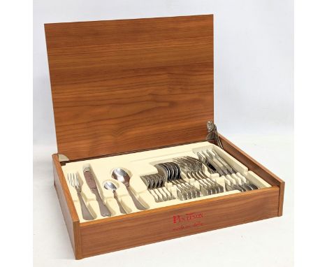 A canteen of Italian cutlery by Pintinox. 