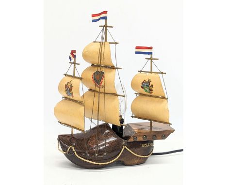 A vintage Dutch lamp. 32.5cm 