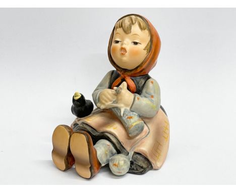 A Goebel pottery ‘Happy Pastime’ figurine. No.69. 8.5x9.5cm 