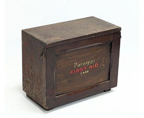 A vintage Paragon First Aid case. 25x13x20cm 