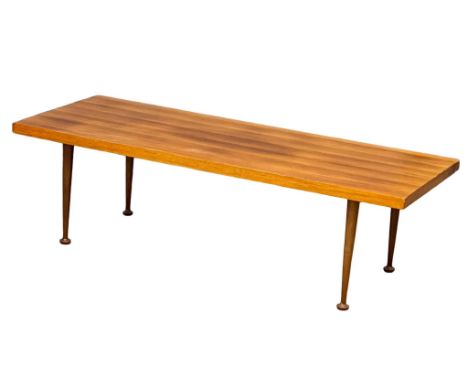 A Mid Century coffee table by Meredew. 1960’s. 117x46x35cm 