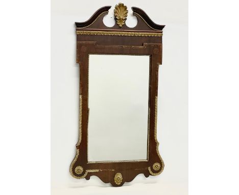 A vintage 18th century style pier mirror. 56x107cm 