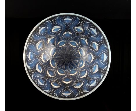 Rene Lalique Coupe Bulbes, decorated all-over with stylized bulbs, Model: 3300 Circa 1935 Dia 20.25cm Condition Report:  Good