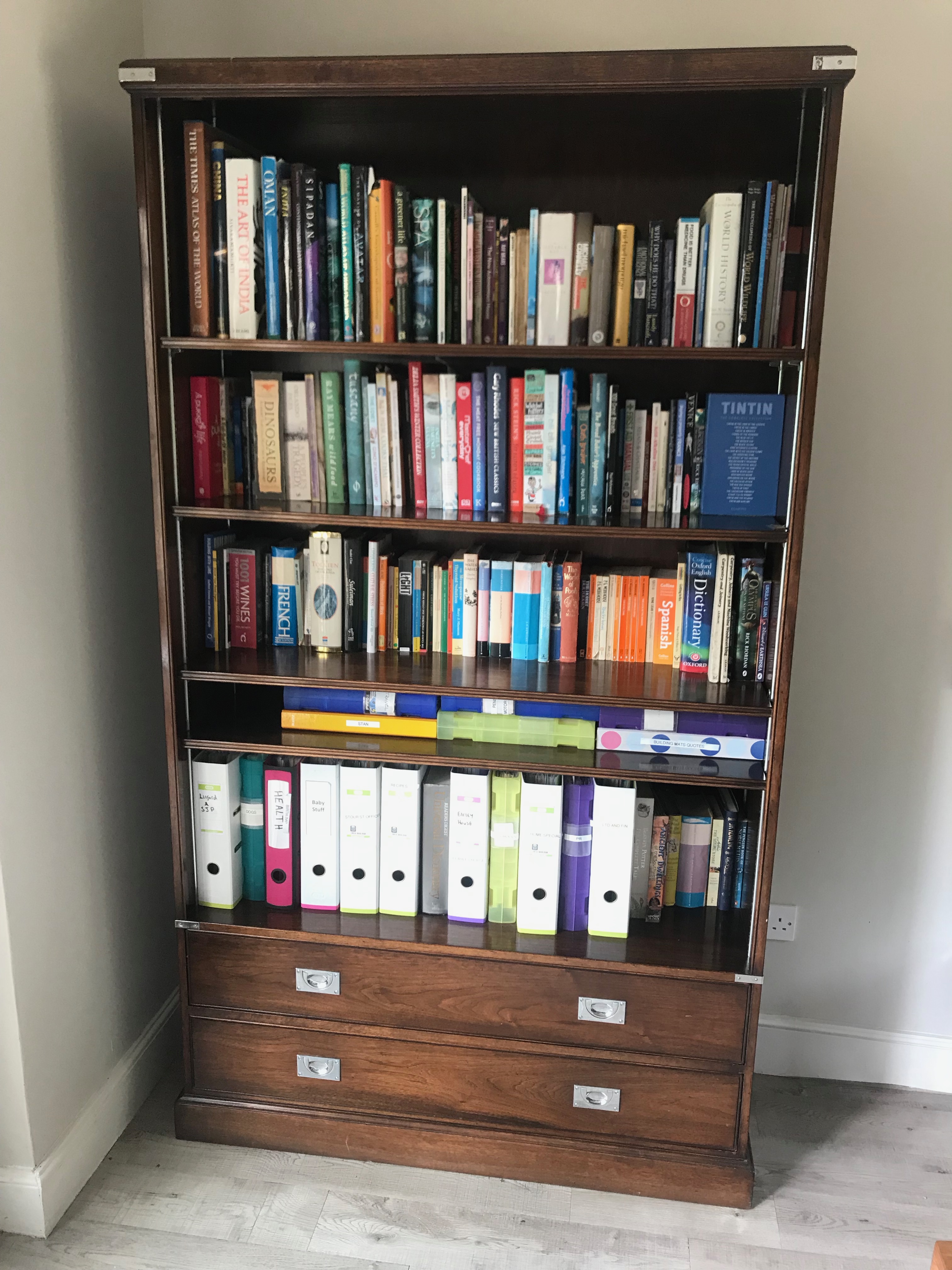 REH Kennedy Military Collection Solid Oak Bookcase The REH Kennedy