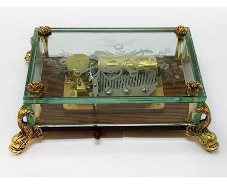 ORIGINAL REUGE SAINTE CROIX MUSIC BOX MADE IN SWITZERLAND WITH THREE SONGS ORIGINAL REUGE SAINTE CROIX MUSIC BOX MADE IN SWIT
