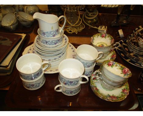Paragon Tapestry Rose 12 Piece Tea Set and Monaco 21 Piece Tea Set 