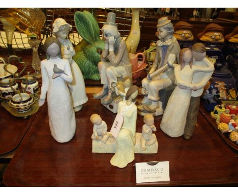 Nao, Willow Tree and Other Ornaments 