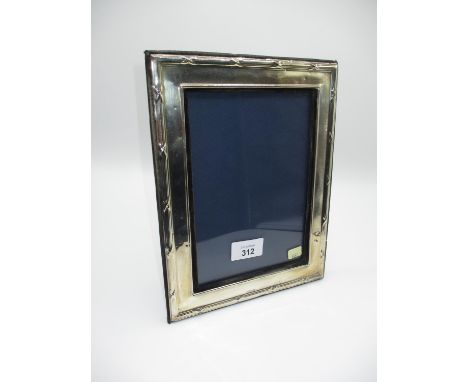 Modern Silver Easel Back Photograph Frame, 25x20cm 