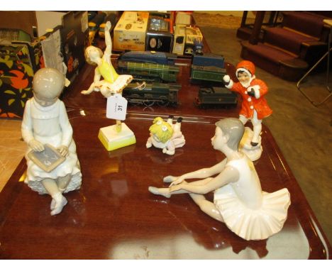 Two Royal Worcester Figures, 2 Nao Figures and Another 
