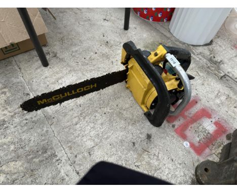 A MCCULLOCH PETROL CHAINSAW 